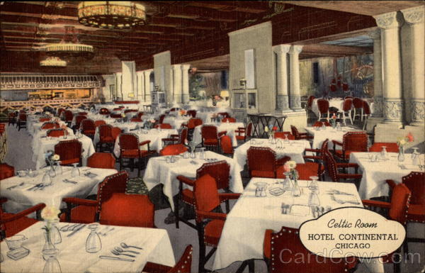 The Celtic Room, Hotel Continental Chicago Illinois