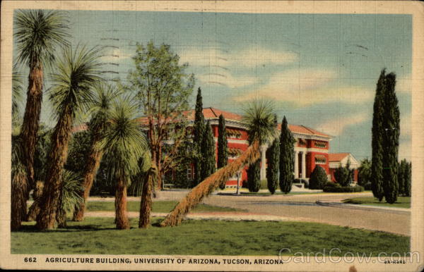Agriculture Building, University of Arizona Tucson