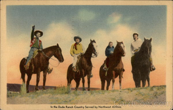 In the Dude Ranch Country Served by Northwest airlines