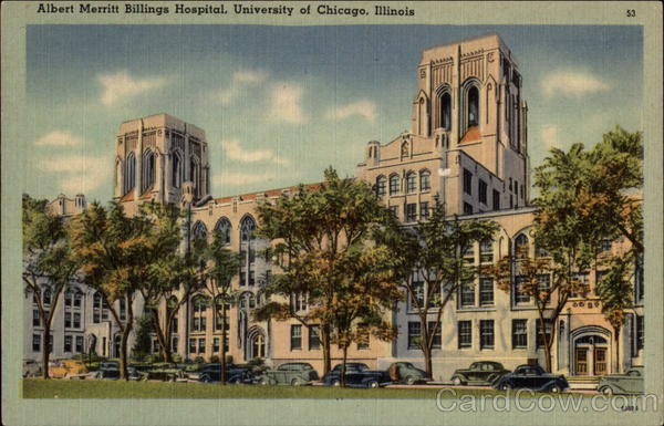 Albert Merritt Billings Hospital, University Chicago Illinois