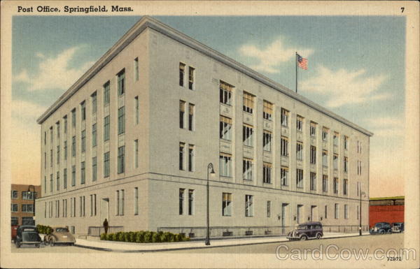Post Office Springfield Massachusetts