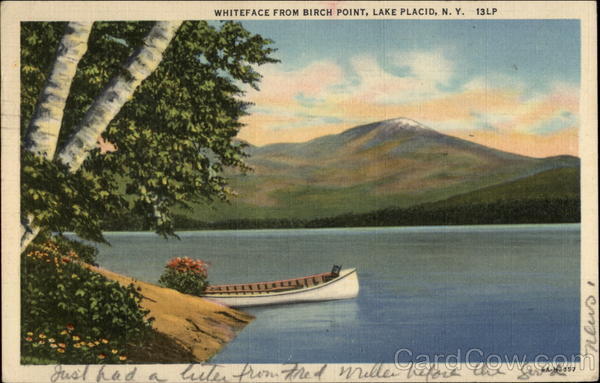 Whiteface from Birch Pond Lake Placid New York