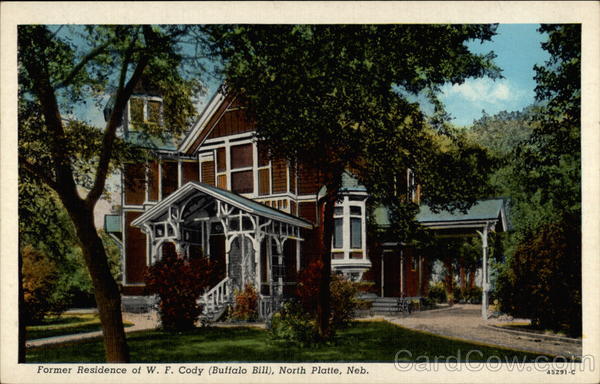 Former Residence of W. F. Cody (Buffalo Bill) North Platte Nebraska