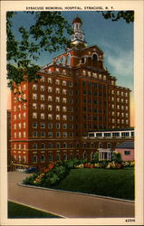 Syracuse Memorial Hospital Postcard