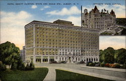 Hotel Dewitt Clinton, State and Eagle Sts Postcard