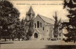 Bomberger Hall, Ursinus College Collegeville, PA Postcard Postcard