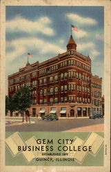 Gem City Business College Postcard