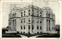 St. Francois County Court House Postcard