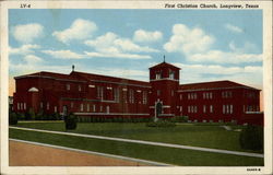 First Christian Church Longview, TX Postcard Postcard