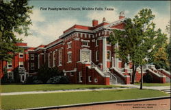 First Presbyterian Church Wichita Falls, TX Postcard Postcard