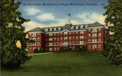 Hepburn Hall, Middlebury College Vermont Postcard Postcard