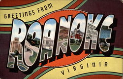 Greetings from Roanoke Virginia Postcard Postcard