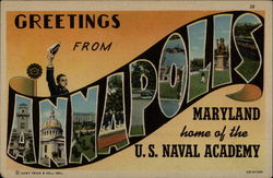 Home of the U.S. Naval Academy Postcard