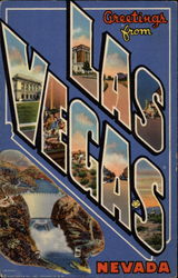 Greetings from Las Vegas, Nevada Postcard