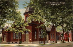 First Christian Church Wilson, NC Postcard Postcard