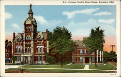 Portage County Court House Postcard