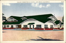 Calvary Presbyterian Church Long Beach, CA Postcard Postcard
