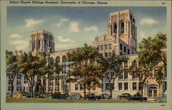 Albert Merritt Billings Hospital, University Postcard
