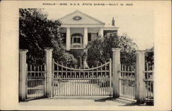 Rosalie D. A. R. State Shrine - builtin 1820 Postcard
