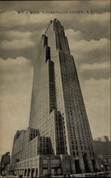 R.C.A Bldg. Rockefeller Center Postcard