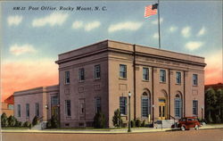 Post Office Rocky Mount, NC Postcard Postcard