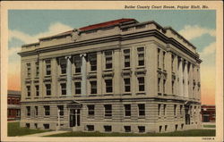 Butler Coutny Court House Poplar Bluff, MO Postcard Postcard