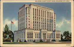 Oklahoma County Court House Postcard