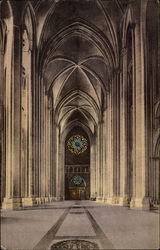 St. John's Cathedral, The Nave Looking West Postcard