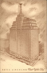 Hotel Lincoln New York City, NY Postcard Postcard
