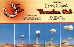 Atom Bomb Blasts, Courtesy Benny Binion's Horseshoe Club Postcard