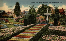 Gates Ajar, Roger Williams Park Postcard