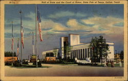 Hall of State and the Court of Honor, State Fair of Texas Postcard