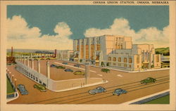 Omaha Union Station Nebraska Postcard Postcard