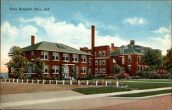Duke Hospital Peru, IN Postcard Postcard