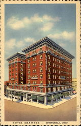 Hotel Shawnee Springfield, OH Postcard Postcard