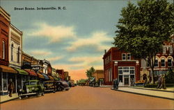 Street Scene Jacksonville, NC Postcard Postcard