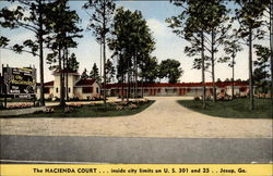 The Hacienda Court Postcard
