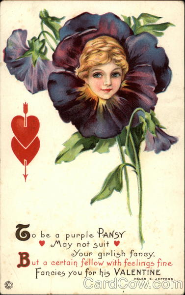 To Be a Purple Pansy Fantasy