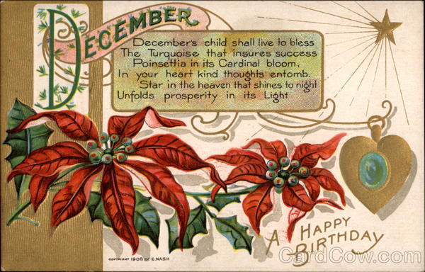 A Happy Birthday: December Months