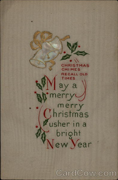 Christmas Chimes Recall Old Times Mother Of Pearl