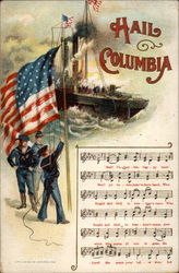 Hail Columbia Postcard