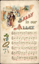 Sally in Our Alley Postcard
