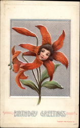 Birthday Greeting Postcard