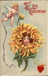 To my Valentine Postcard
