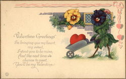 Valentine Greetings Postcard