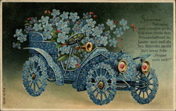 Sausendes Fahrzeug Postcard