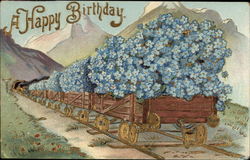 A Happy Birthday Postcard