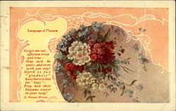 Language of Flowers Postcard Postcard