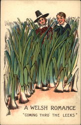 A Welsh Romance Postcard