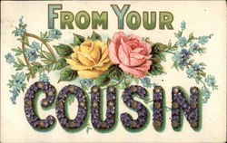 From Your Cousin To My Dear... Postcard Postcard